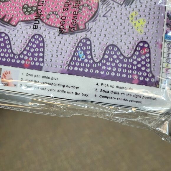 Brand New DIY Pompompurin Diamond Beads Art With Frame - Picture 6 of 8